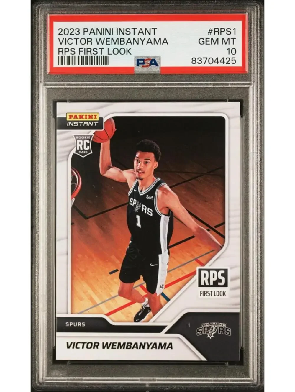 2023-24 Panini Instant  RPS First Look #RPS-1 Victor Wembanyama  PSA 10